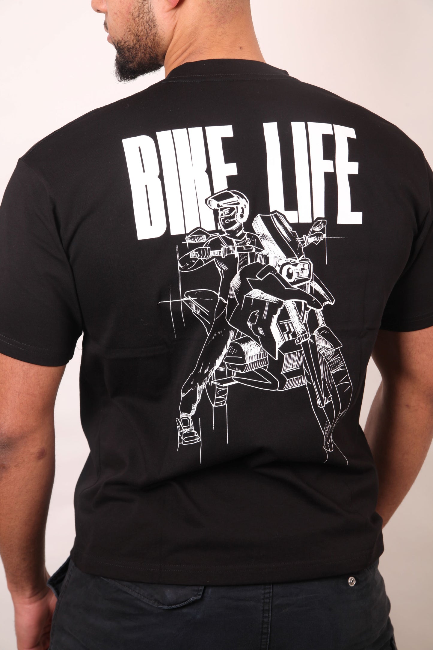 T-shirt Oversize BIKE LIFE noir