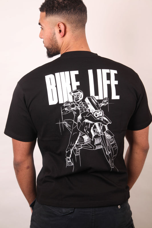 T-shirt Oversize BIKE LIFE noir